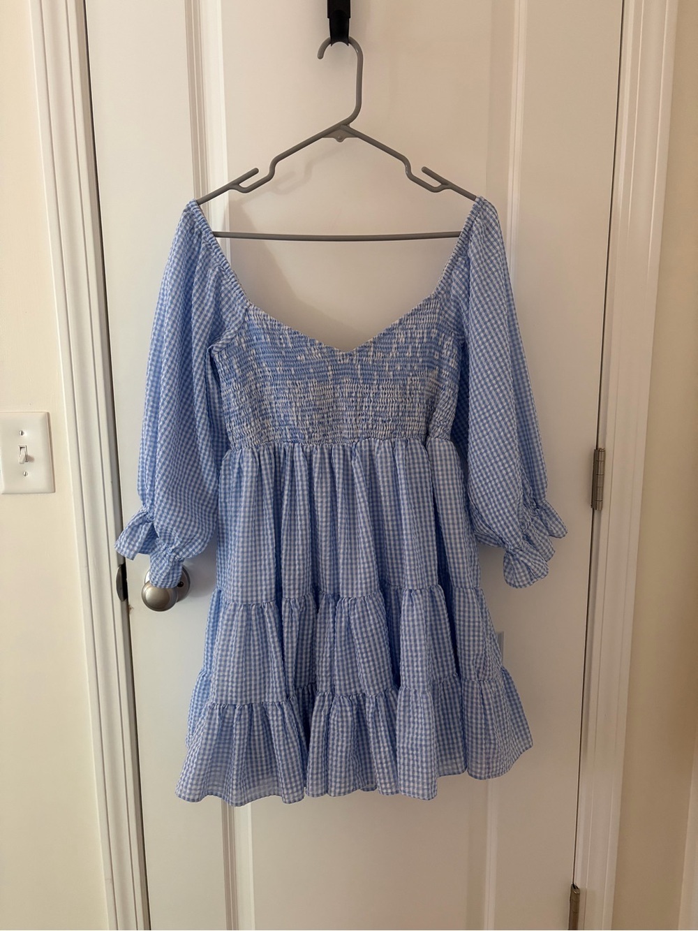 Mabel Anthropologie Gingham Cottagecore Dress - Picture 2 of 6